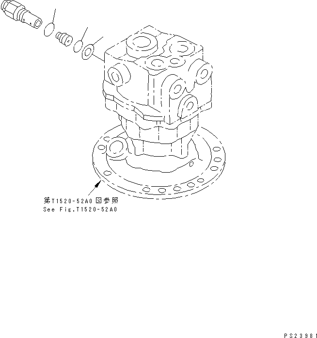 Мотор в сборе (706-73-01190) KOMATSU