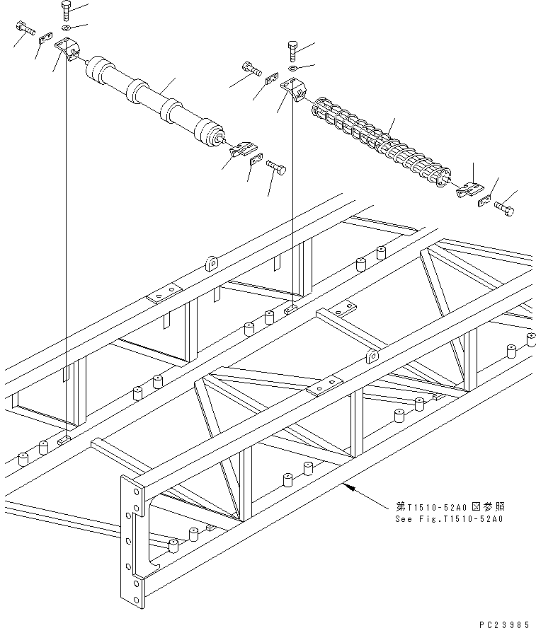 ROLLER ASS'Y,SPIRAL RETURN 8253-75-2120 KOMATSU