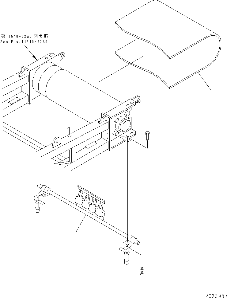 Амортизирующая подушка 8253-75-2340 KOMATSU