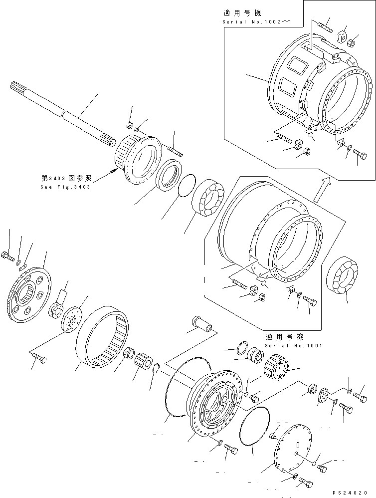 Подшипник 585-22-22940 KOMATSU