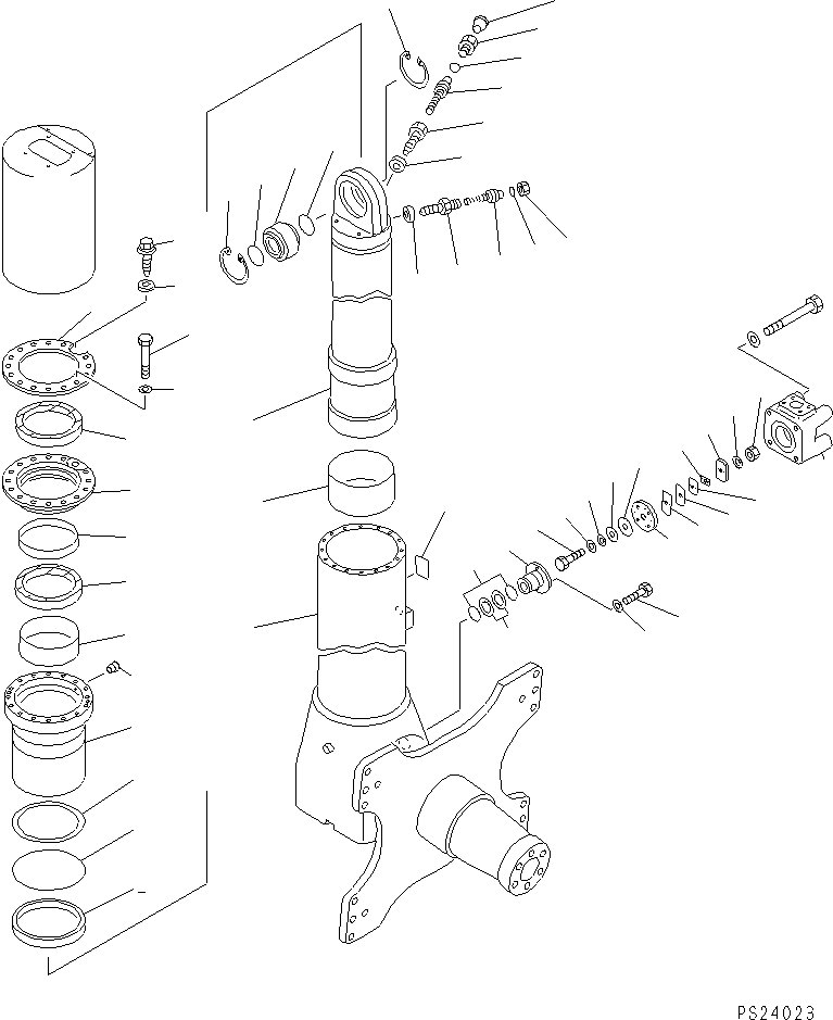SUSPENSION ASS'Y,(PAYLOAD PRINT) 561-50-63004 KOMATSU