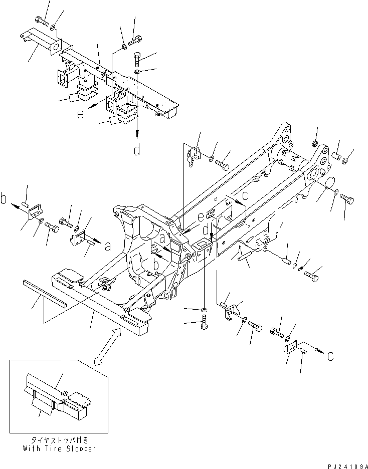 SUPPORT ASS'Y,(FOR EC REGULATION) 569-89-67650 KOMATSU