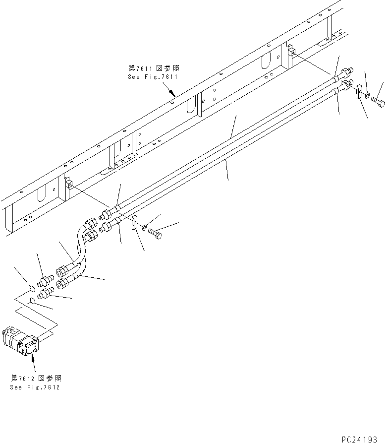 Трубка 8248-75-4340 KOMATSU