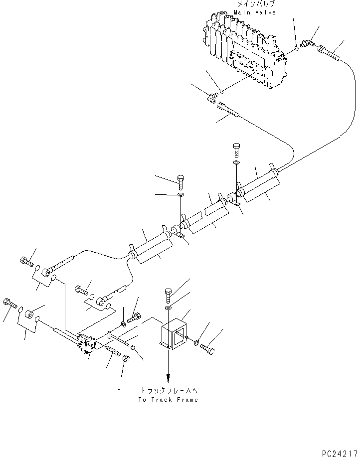 Кронштейн 8248-62-1540 KOMATSU
