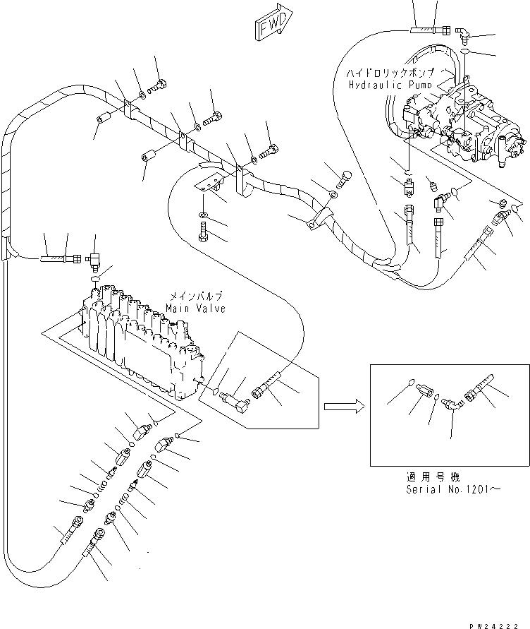 Шланг в сборе 207-62-62911 KOMATSU