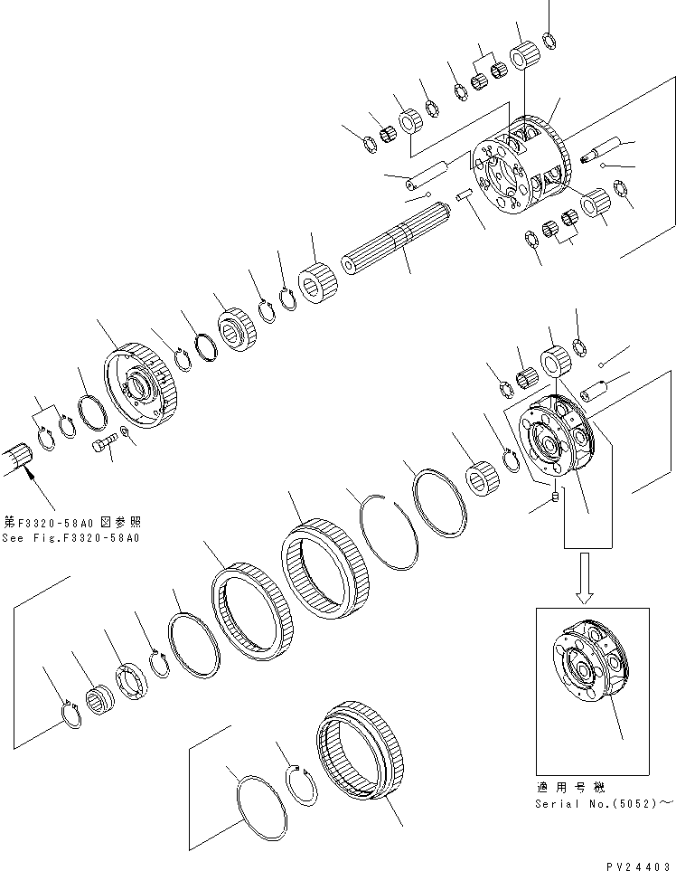 Уплотнительное кольцо 07018-11054 KOMATSU