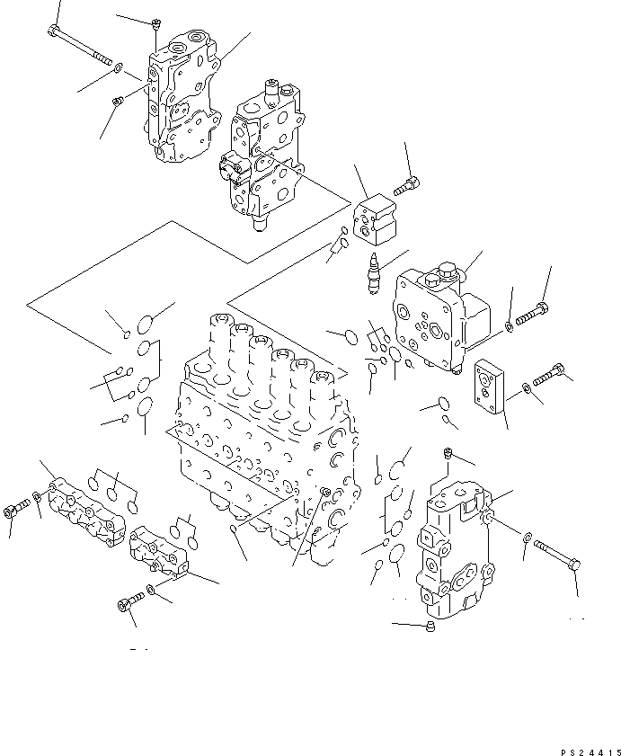Управляющий клапан 723-47-15100 KOMATSU