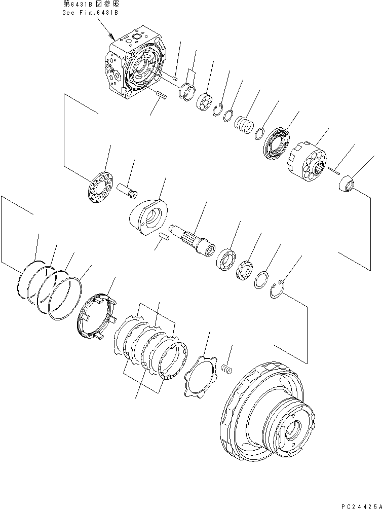 Пластина (\7\708-7F-13410) KOMATSU
