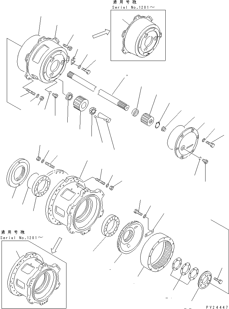 Шпилька 01124-82465 KOMATSU