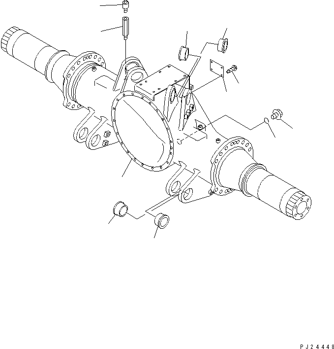 Корпус в сборе 567-22-73010 KOMATSU