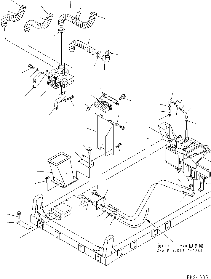 Уплотнительное кольцо круглого сечения DK596193-7100 KOMATSU