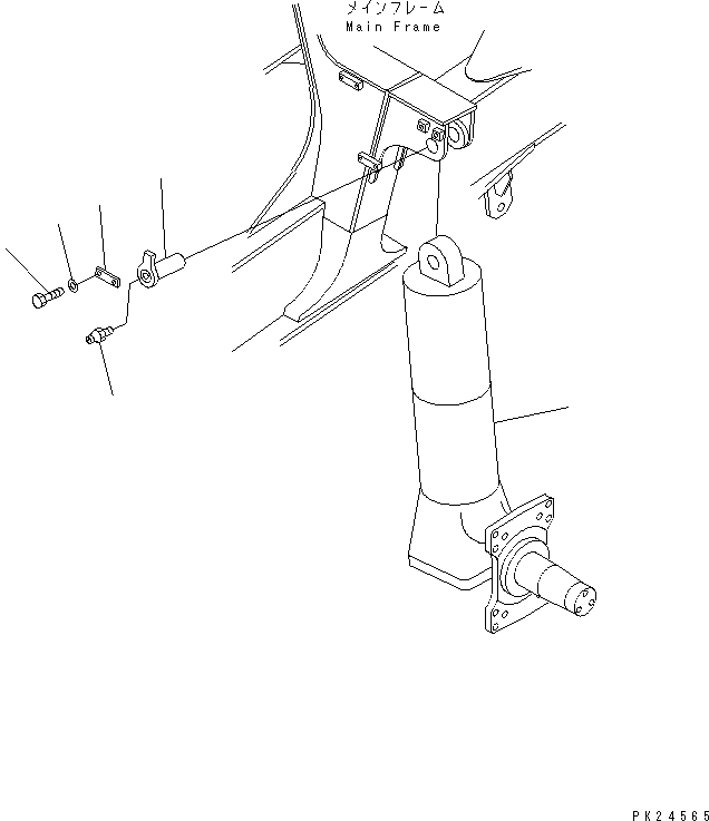 FRONT SUSPENSION A. (567-50-71000) KOMATSU