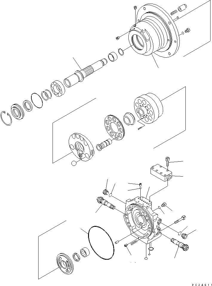 Установочный винт KB91511-08080 KOMATSU