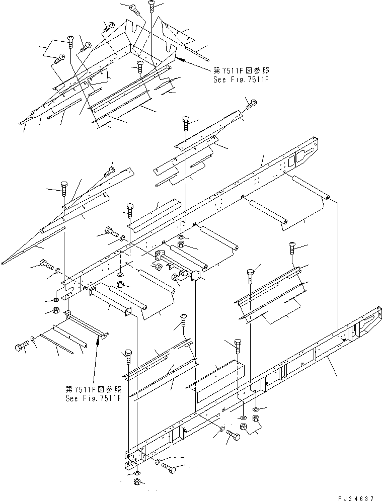 Распорка KWKKS-75-91380 KOMATSU