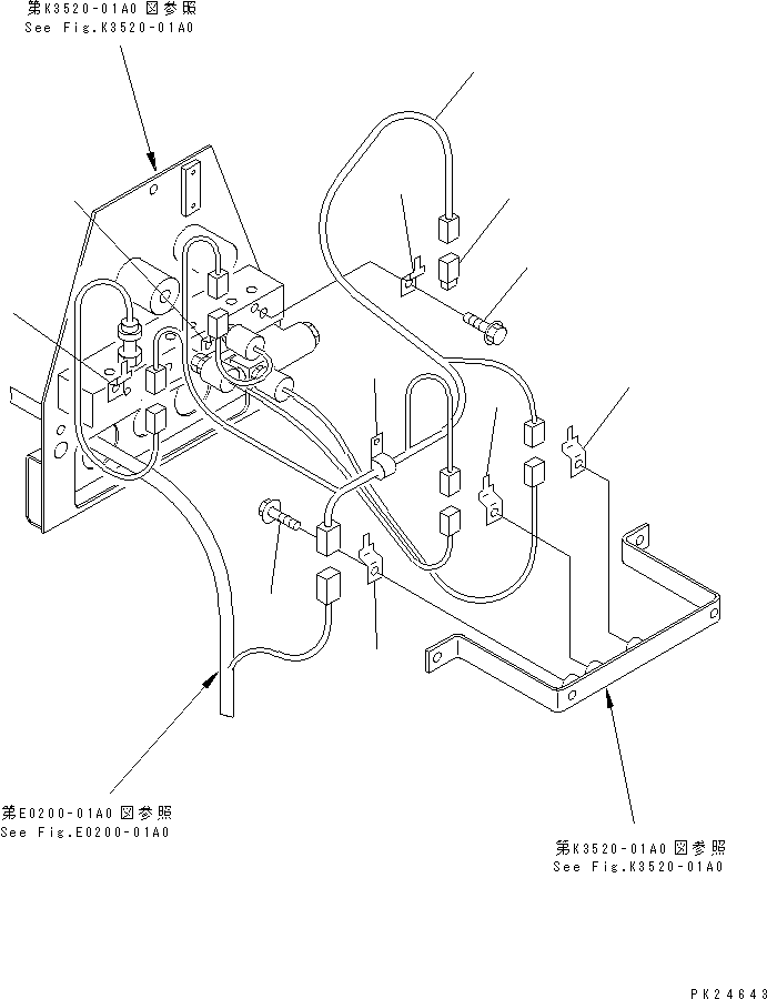 Жгут проводов 567-06-71151 KOMATSU