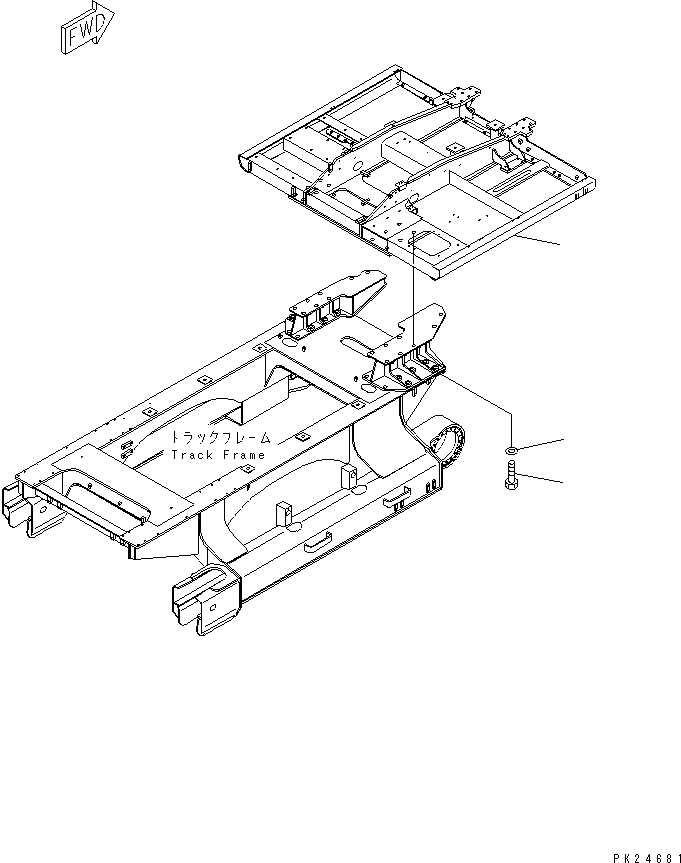 FRAME,MAIN 8242-46-2115 KOMATSU