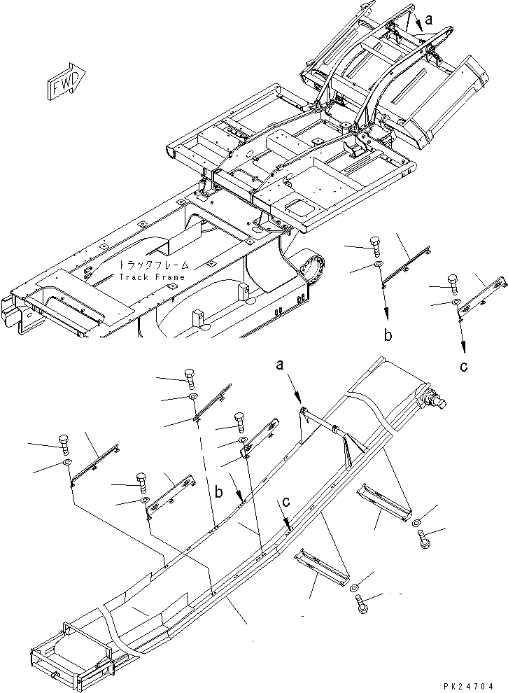 HAND RAIL,(SEE FIG. 7518A) 8242-75-3210 KOMATSU