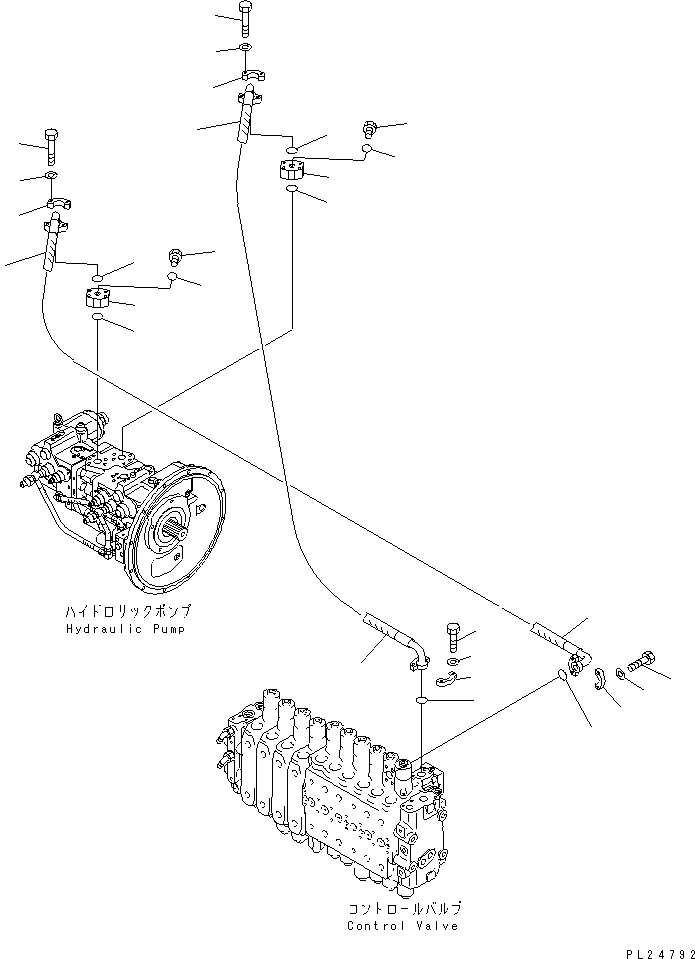 Шланг 8233-62-3010 KOMATSU