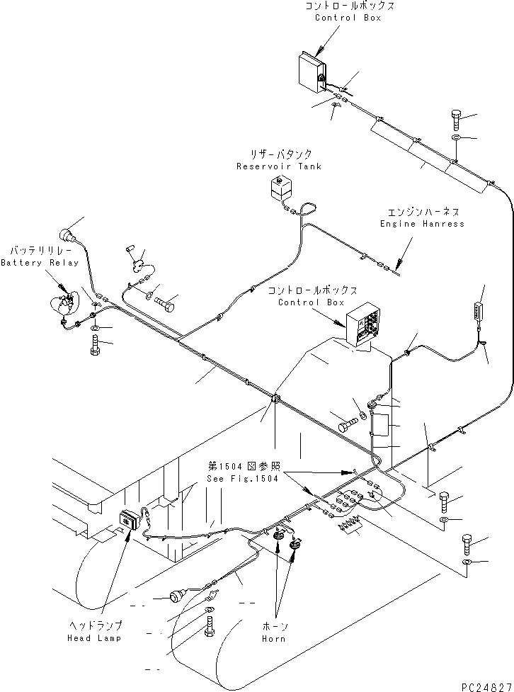 Жгут проводов 8221-06-1397 KOMATSU