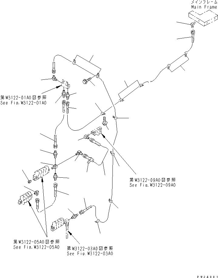 Шланг 07121-00345 KOMATSU