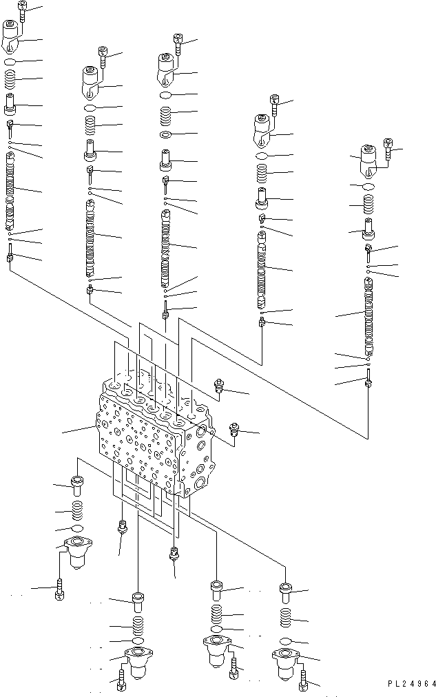 Управляющий клапан (723-48-15101) KOMATSU