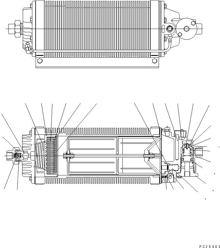 Отопитель 561-35-69140 KOMATSU