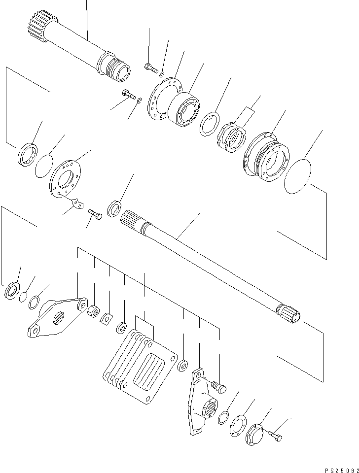 NUT (KIT) 581-22-11232 KOMATSU