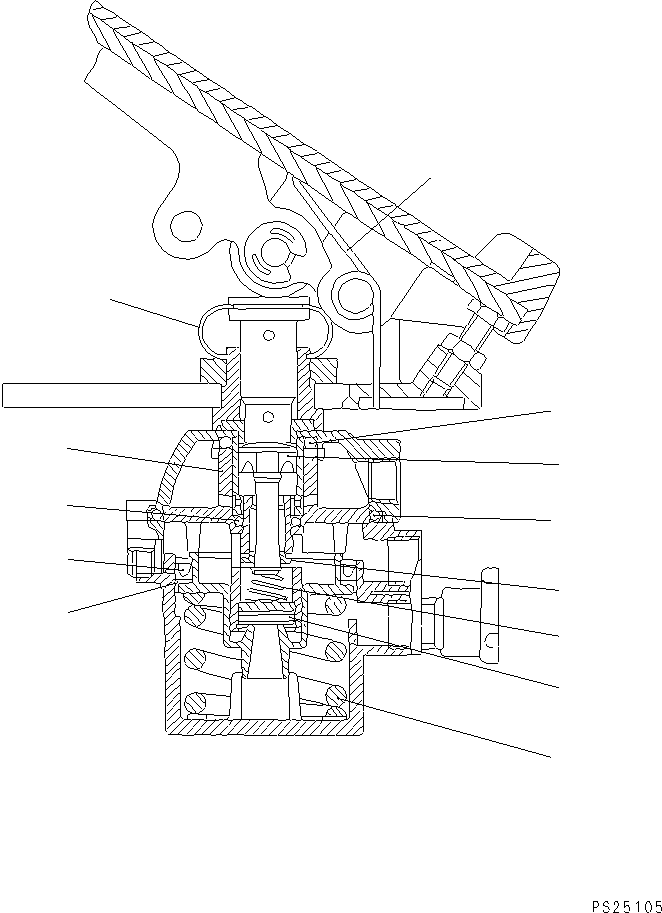 SERVICE KIT,ACCELERATOR PEDAL 581-43-05070 KOMATSU