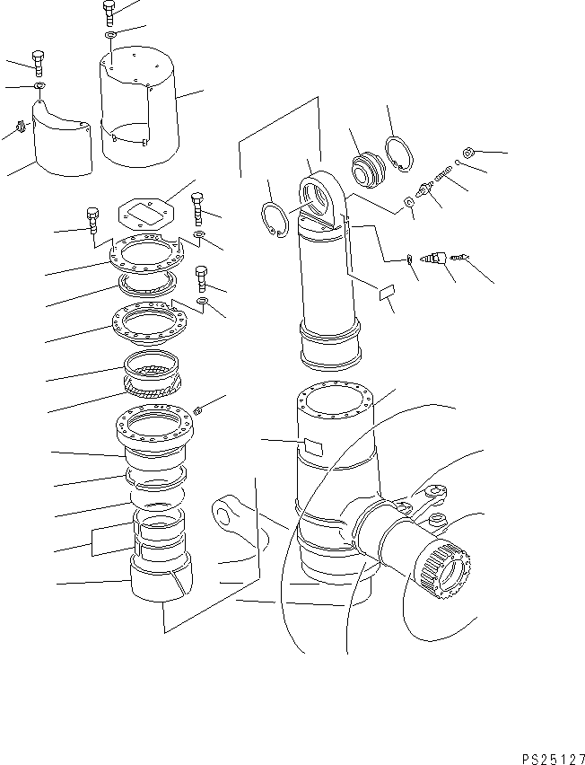 Крышка правая 581-96-15641 KOMATSU