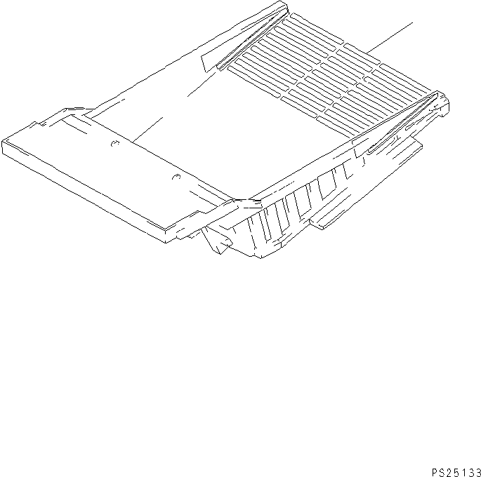 BODY LINER,(FOR 78M3 BODY) (TYPE A) 581-81-15170 KOMATSU