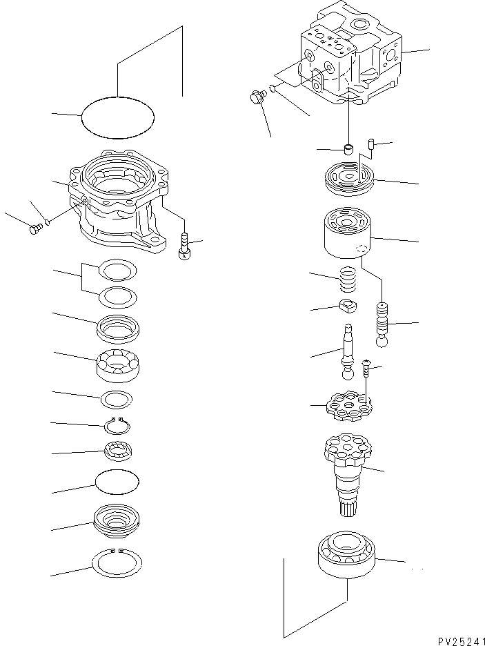 MOTOR SUB ASS'Y 706-77-03080 KOMATSU
