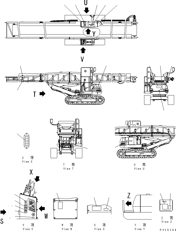 Табличка безопасности 09609-03410 KOMATSU