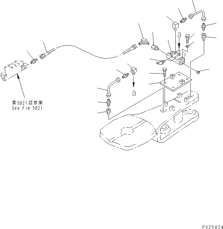 Шланг 07121-40226 KOMATSU