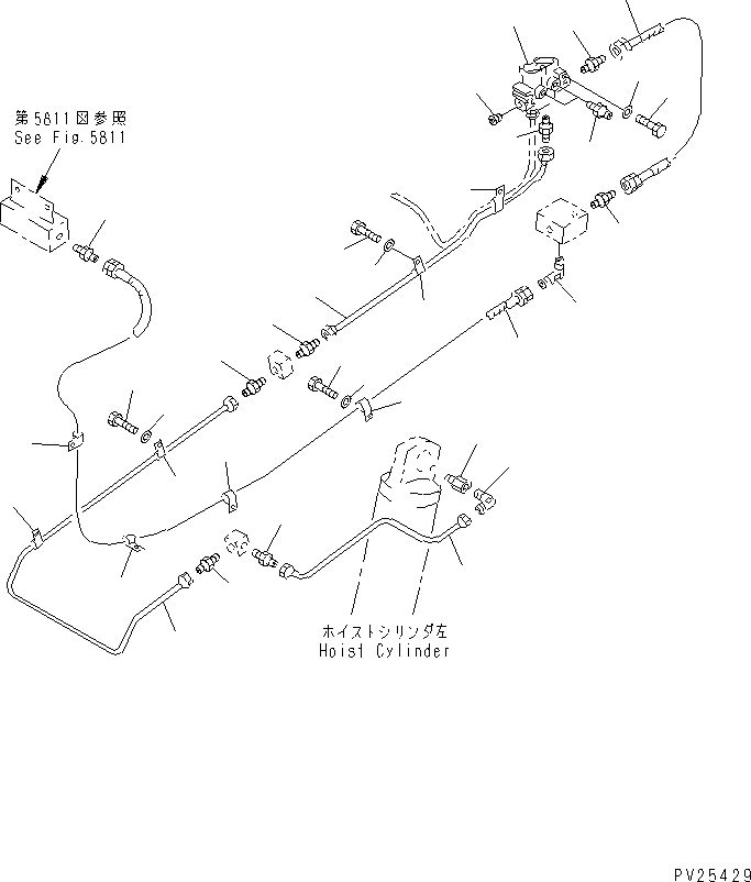 Шланг 07121-00357 KOMATSU