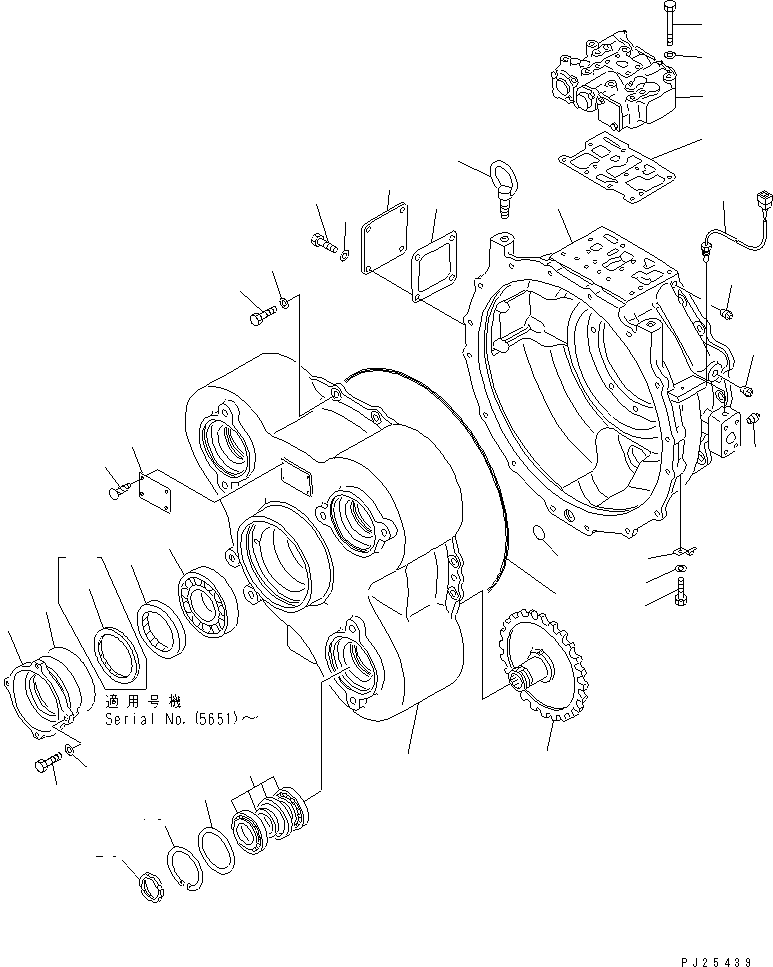 Клапан в сборе (566-13-01110) KOMATSU