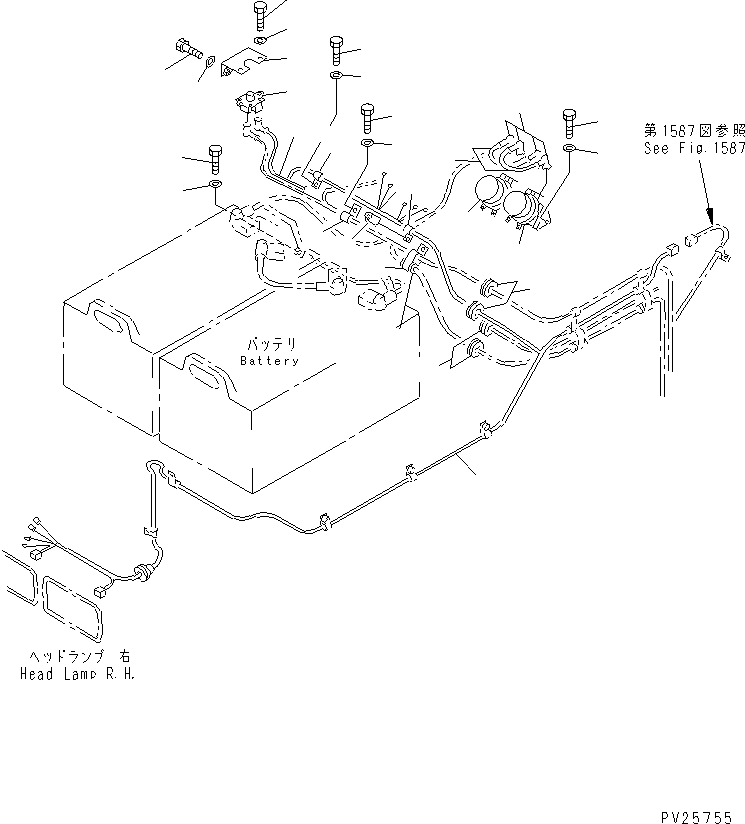 Жгут проводов 566-06-6A533 KOMATSU