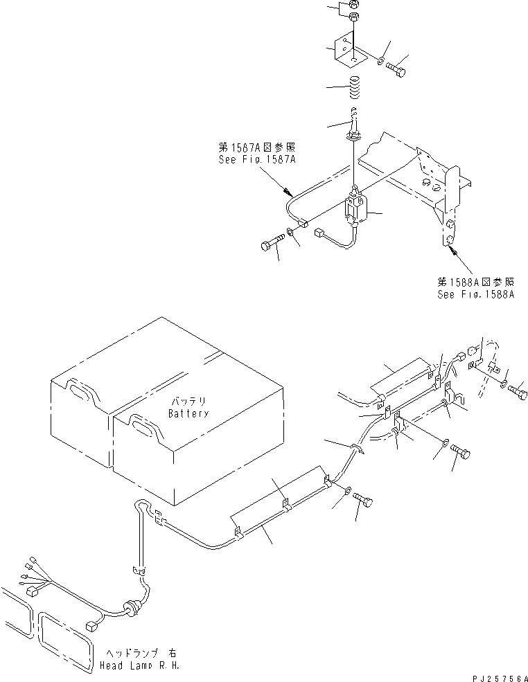 Выключатель 566-06-6A430 KOMATSU
