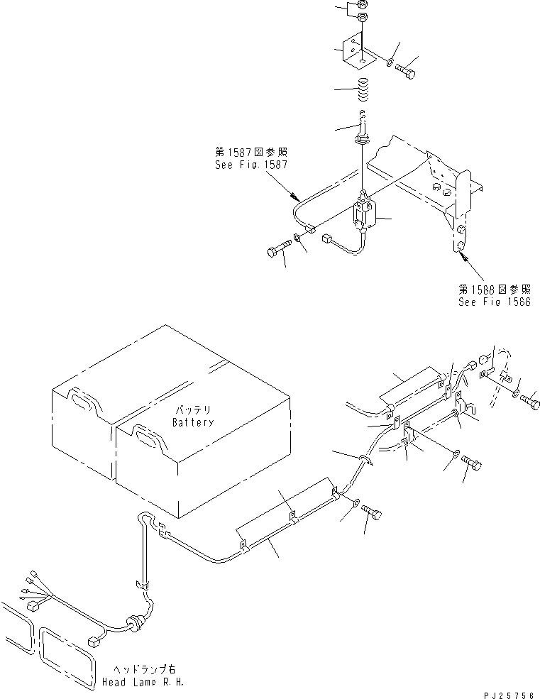 Жгут проводов (566-06-6A532) KOMATSU