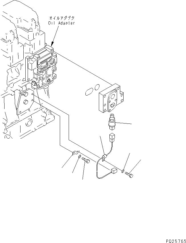 SENSOR,SEE FIG. A9640-A4B9 (7861-92-1680) KOMATSU