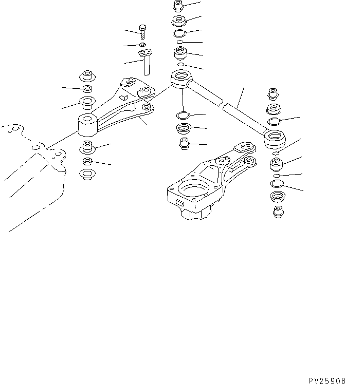 LEVER ROD ASS'Y 561-40-X1130 KOMATSU