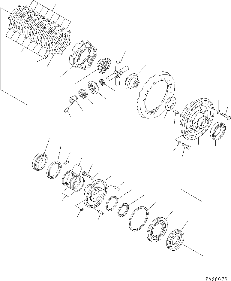 DIFFERENTIAL ASS'Y 585-88-29000 KOMATSU