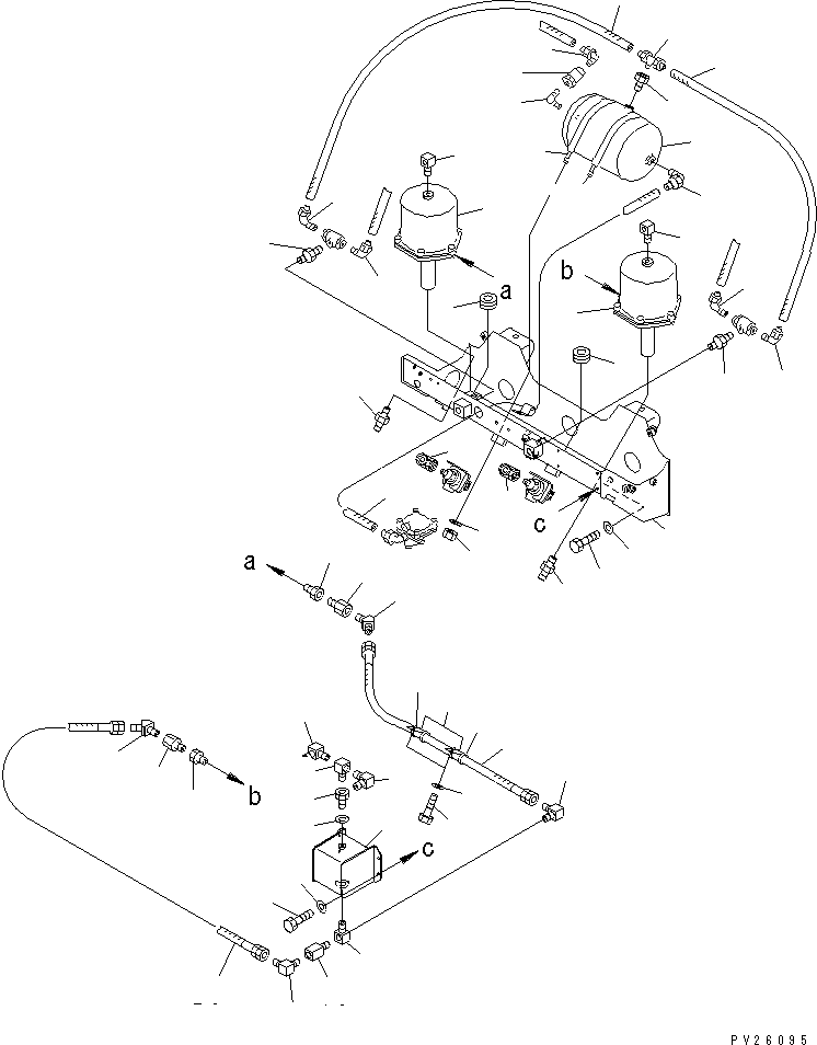 BRAKE CHAMBER ASS'Y ((\2\421-35-13303)) KOMATSU
