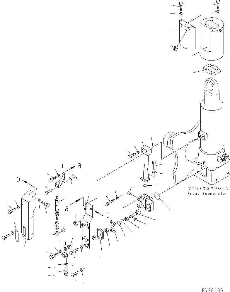 SUSPENSION ASS'Y,FRONT (561-50-66501) KOMATSU