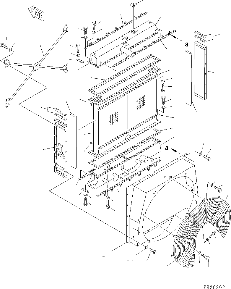 TANK,LOWER 569-03-61312 KOMATSU