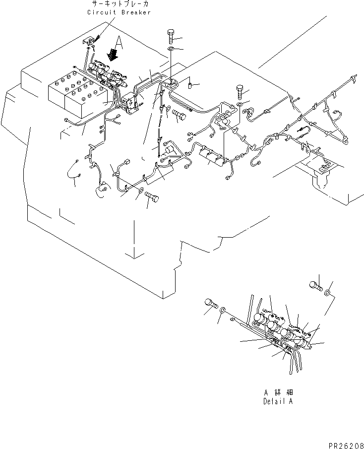 Жгут проводов 569-06-62561 KOMATSU