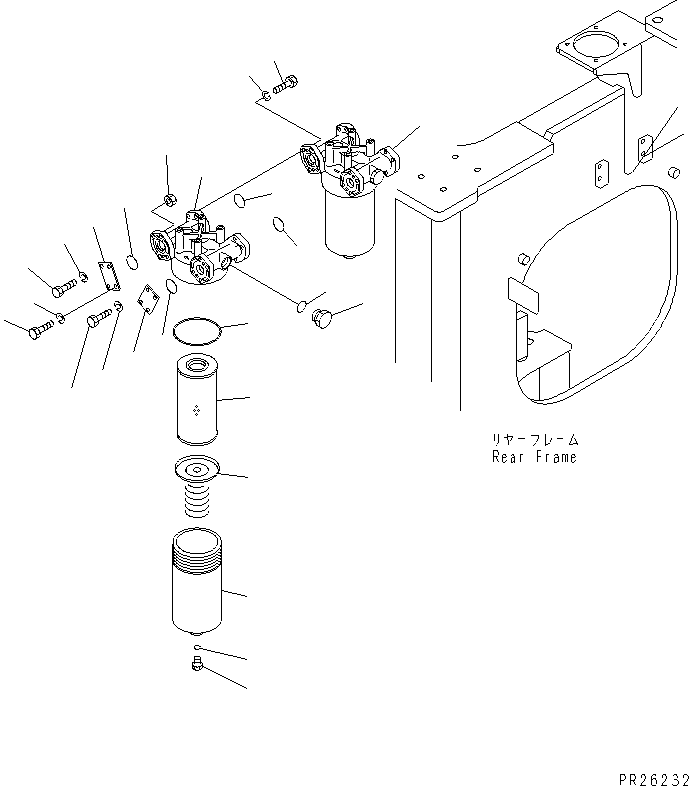 OIL FILTER ASS'Y 569-16-61160 KOMATSU