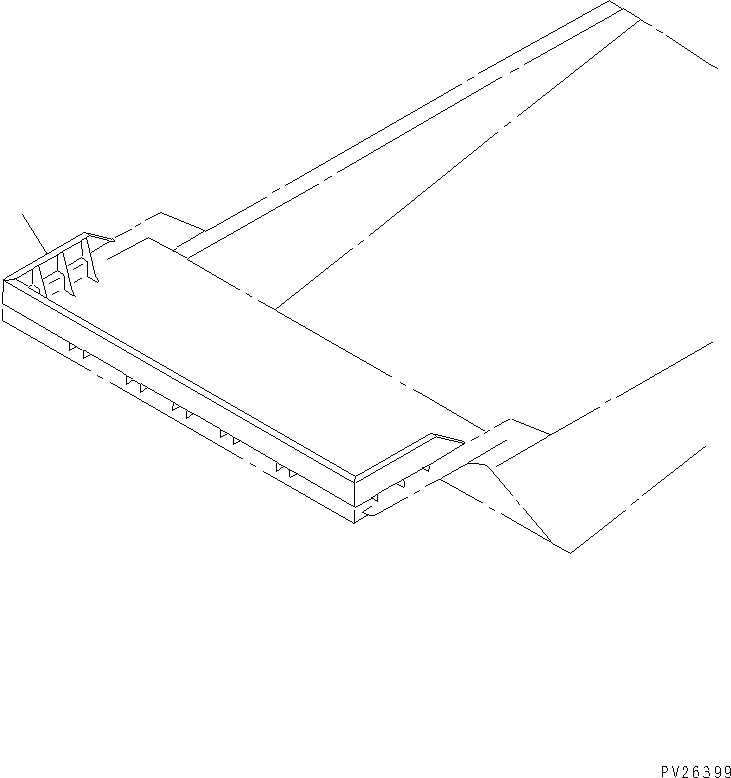 SPILL GUARD 561-83-6D101 KOMATSU