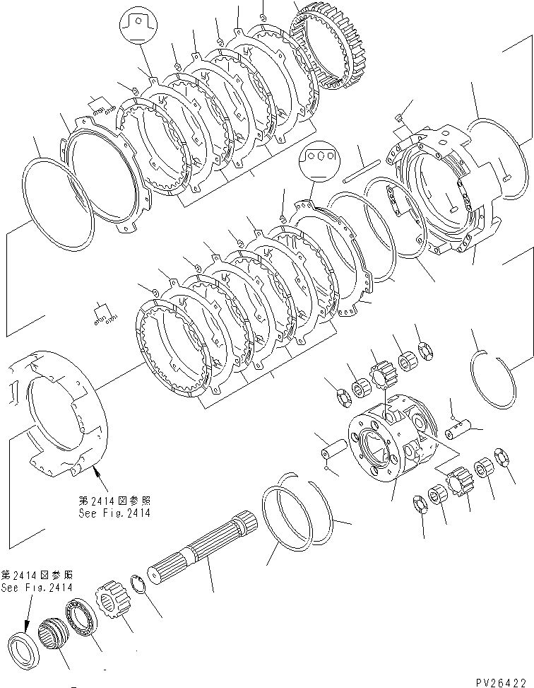 Корпус в сборе 566-15-01180 KOMATSU