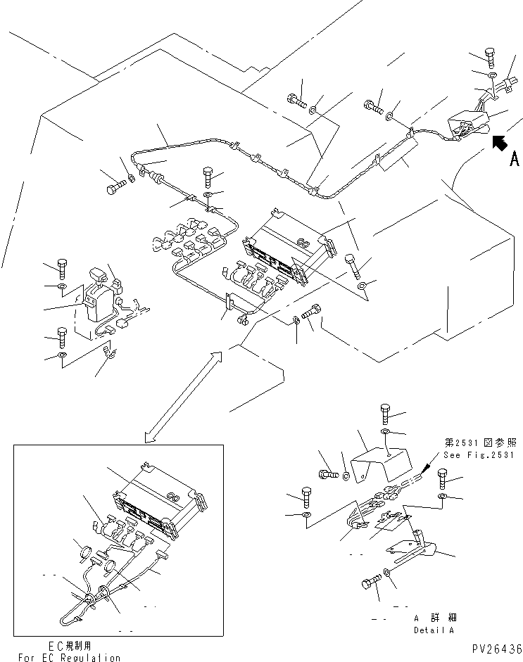 Жгут проводов 569-44-65411 KOMATSU