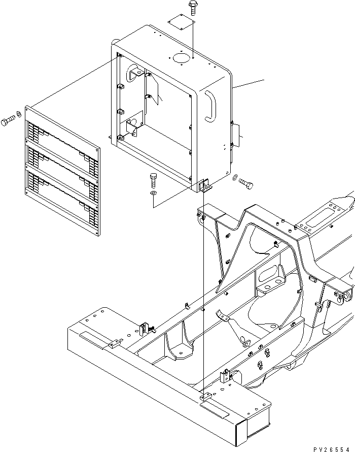 GUARD,(SEE FIG. M3110-01A0) (567-54-71110) KOMATSU